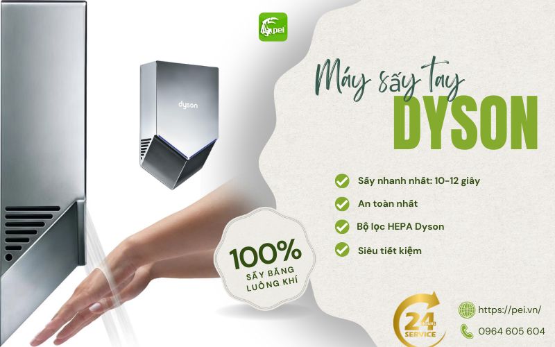 Máy Sấy Tay Dyson Có Tốn Điện Không? Phân Tích Chi Tiết Chi Phí Vận Hành